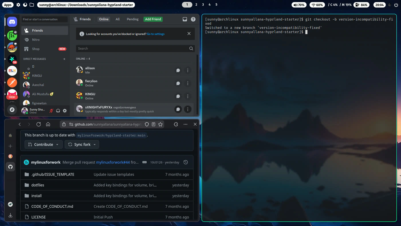 Hyprland Starter: Open-Source · 880+ ★